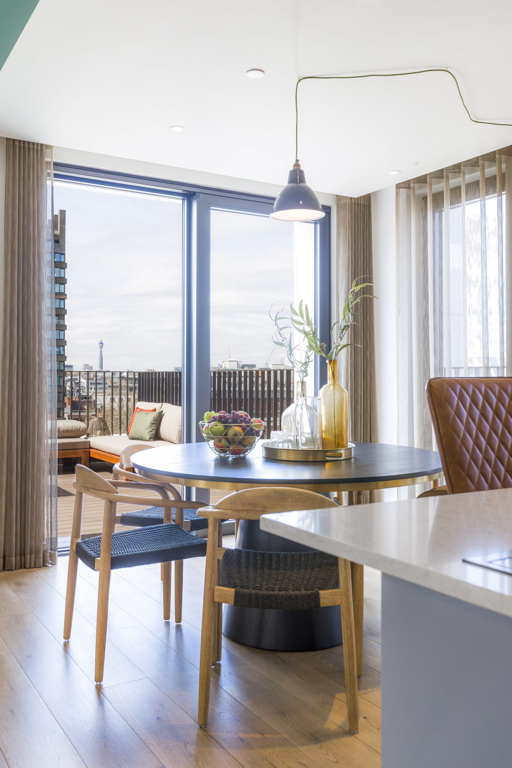 Open-space dining area for socialising after lockdown