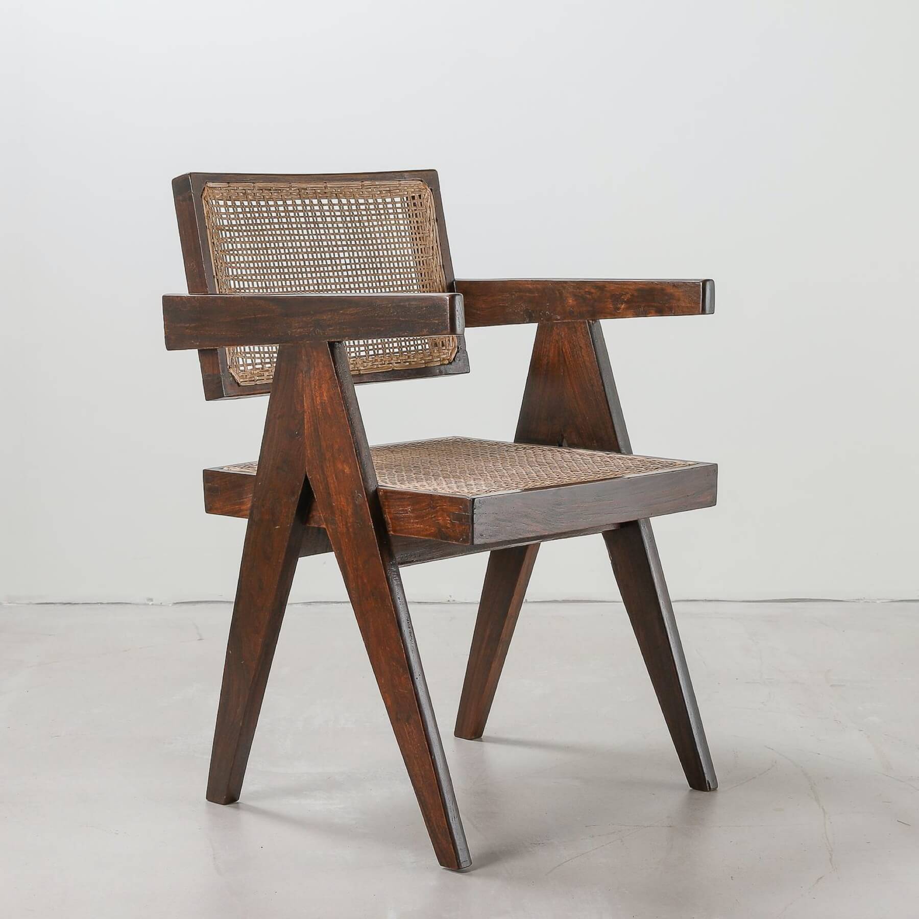 The Chandigarh chair by Pierre Jeanneret