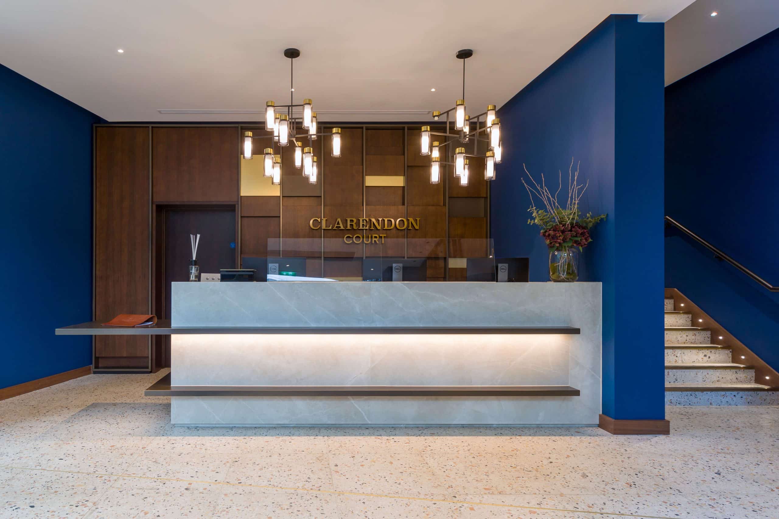 Clarendon Court Reception Desk